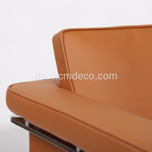 Premium læder enkelt sofa replika
